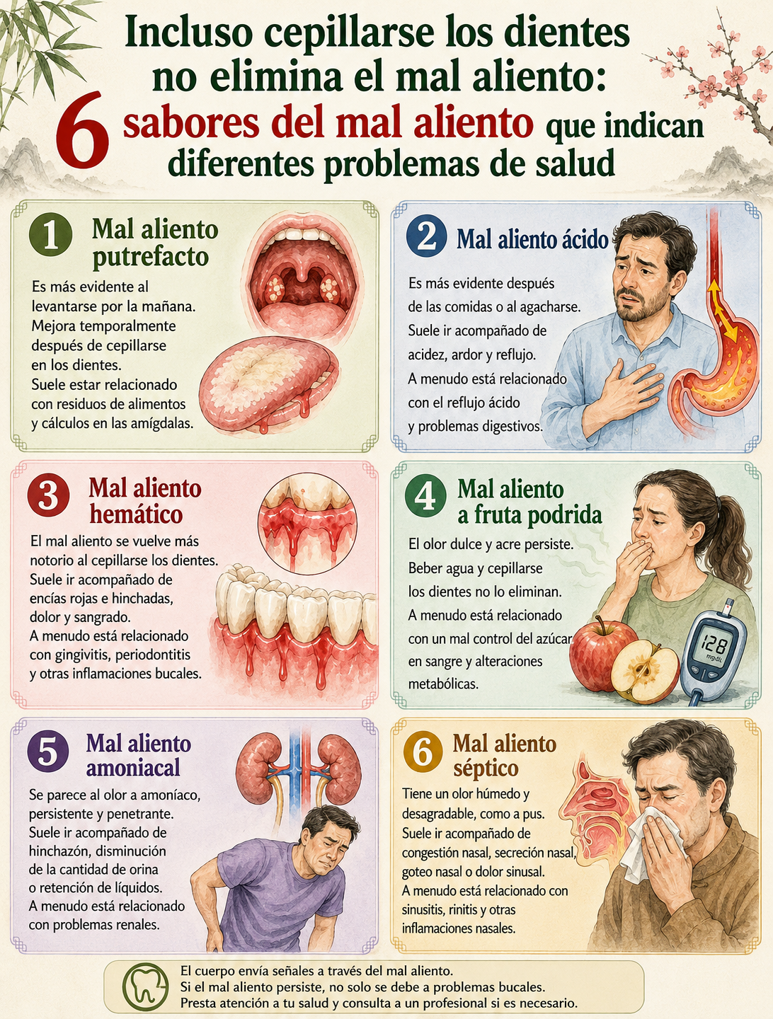 Mal aliento que ni el cepillado logra eliminar: 6 olores que pueden esconder problemas diferentes